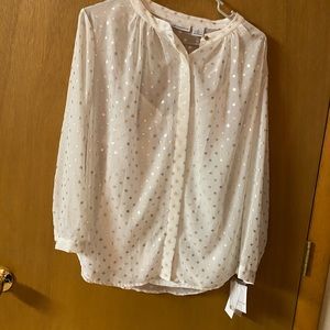 Liz Claiborne blouse medium NWT